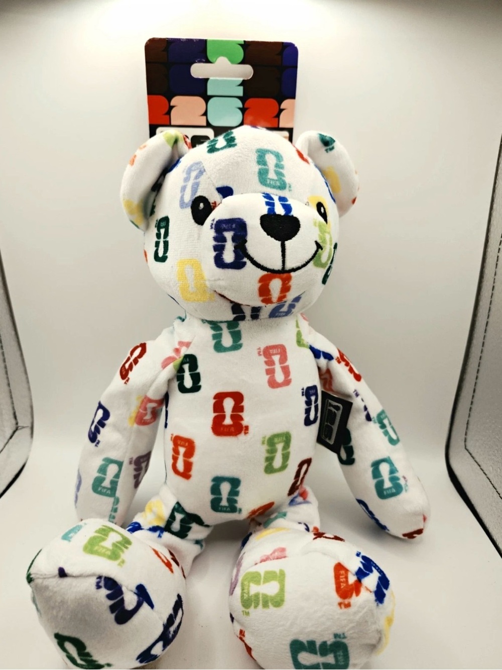FIFA Buddy Bear Plush Squeaky Dog Toy - Plush Toy for Small & Medium Dogs